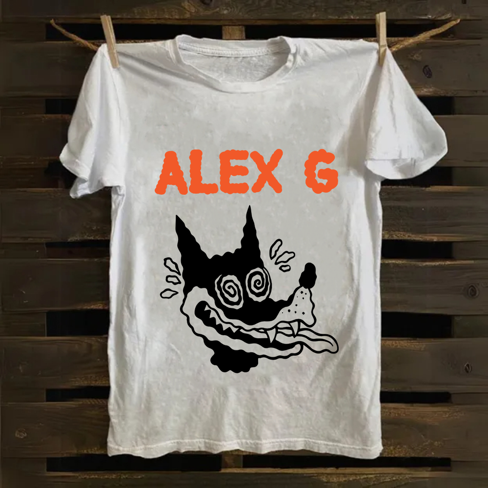 Unisex Vintage Alex G Musician Cotton T-Shirt