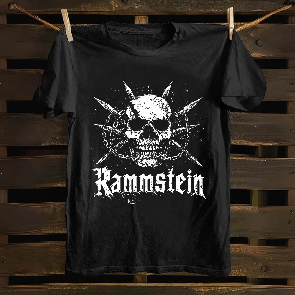 Rammstein Rock Band Vintage cotton T-Shirt
