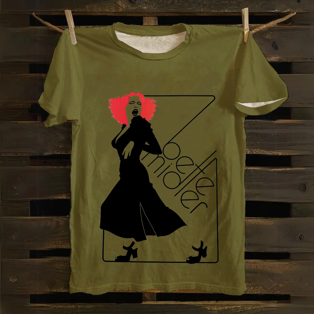 Bette Midler Singer Vintage Cotton T-Shirt