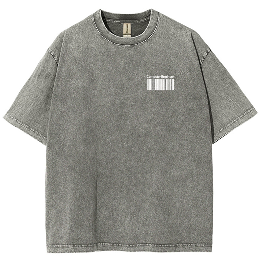 Computer Engineer Unisex Fit Washed T-Shirt