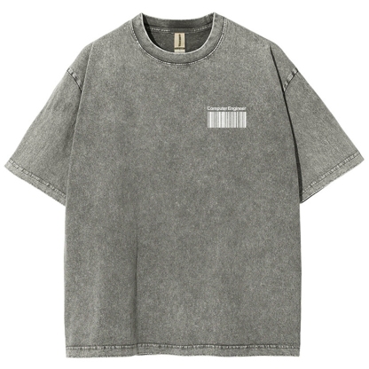 Computer Engineer Unisex Fit Washed T-Shirt