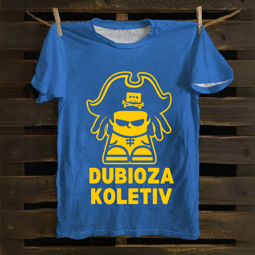 Unisex Vintage Dubioza Kolektiv Band Cotton T-Shirt