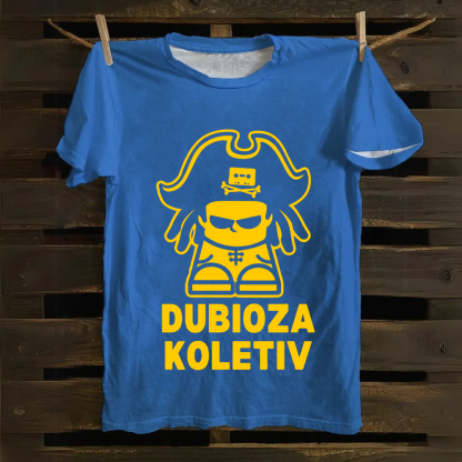 Unisex Vintage Dubioza Kolektiv Band Cotton T-Shirt