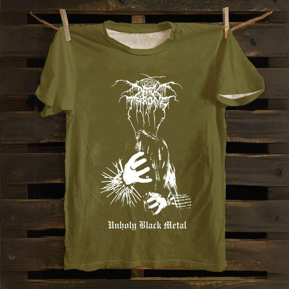 Unisex Vintage Darkthrone cotton T-Shirt