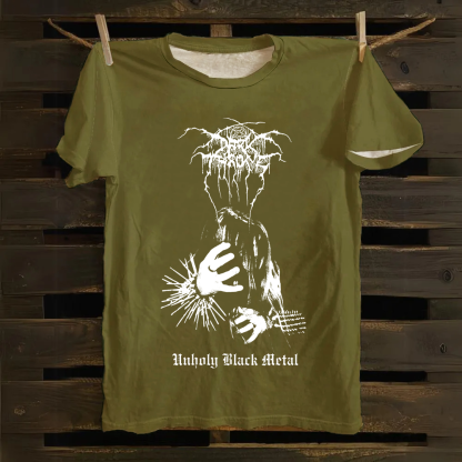 Unisex Vintage Darkthrone cotton T-Shirt