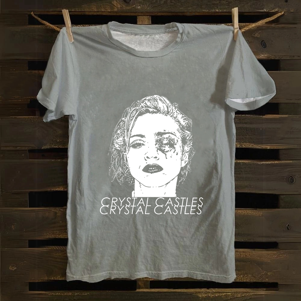 Crystal Castles Band Cotton T-Shirt
