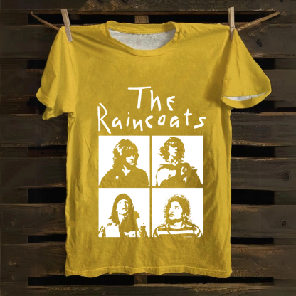 Unisex Vintage The Raincoats Punk Band Cotton T-Shirt