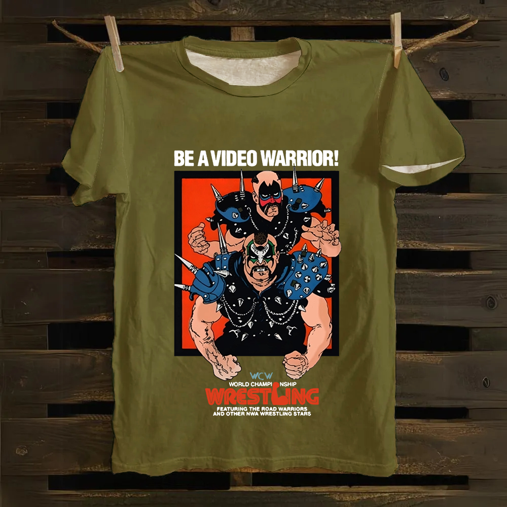 Unisex Vintage WCW Wrestling Sting  Cotton T-Shirt