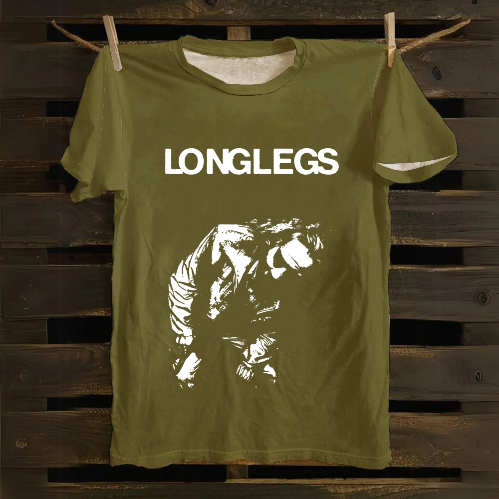 Unisex Vintage Longlegs Horror Movie Cotton T-Shirt