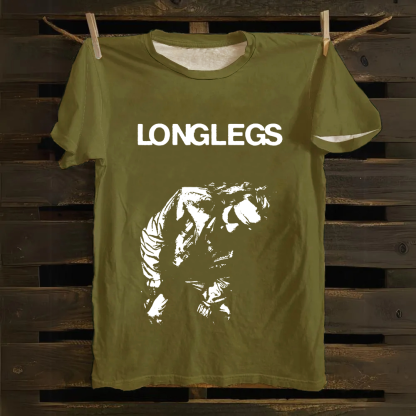 Unisex Vintage Longlegs Horror Movie Cotton T-Shirt