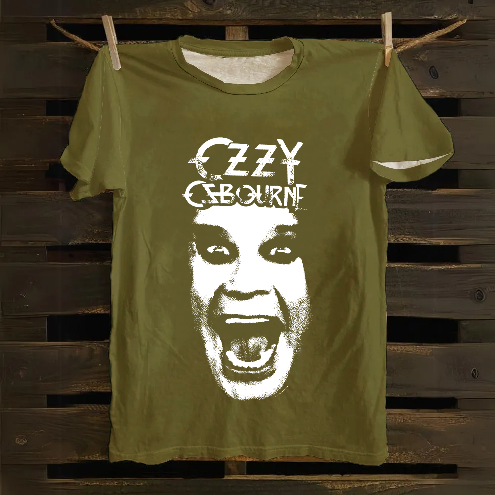Unisex Vintage  Ozzy Osbourne Cotton T-Shirt