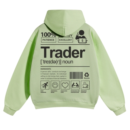 Trader Solid Color Hoodie