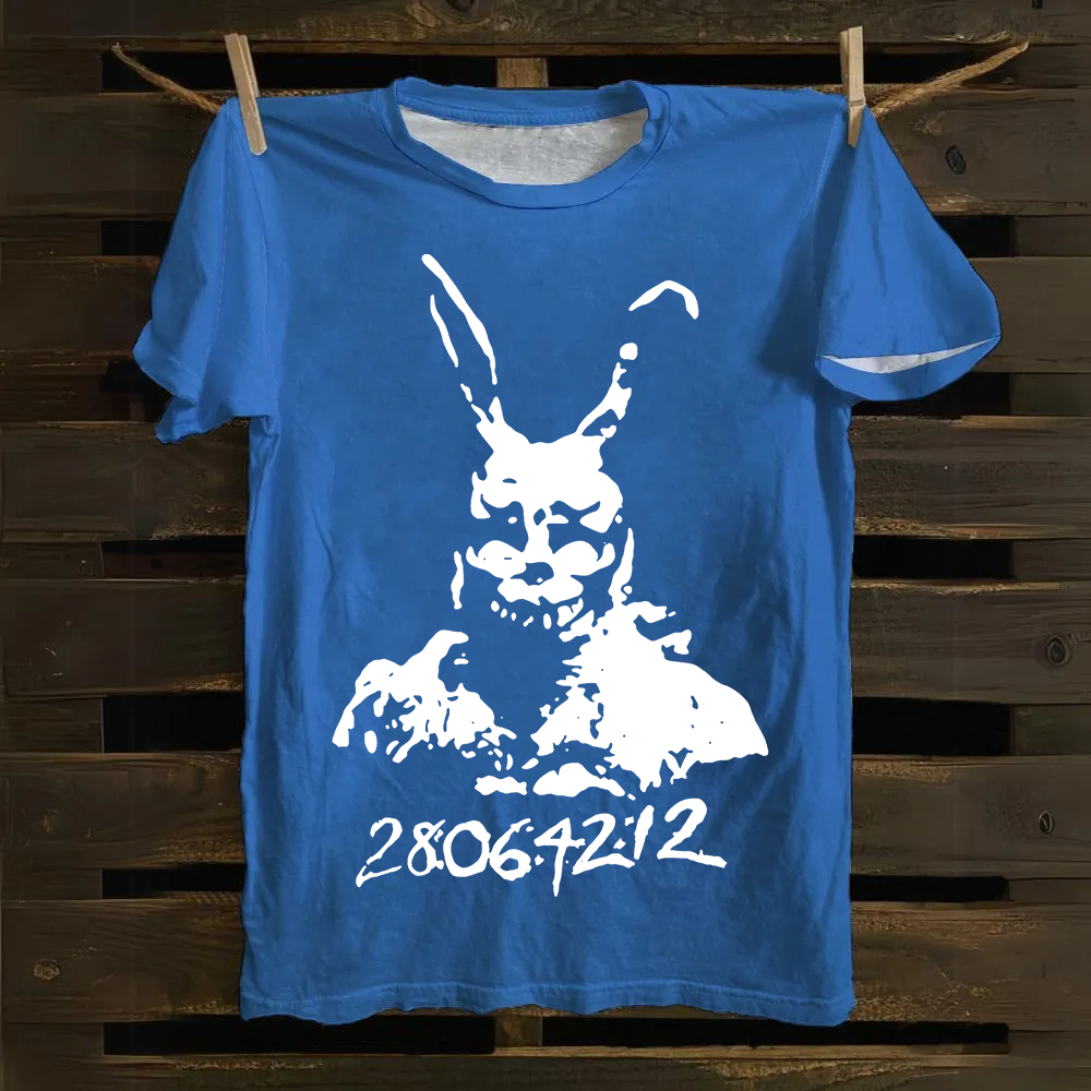 Donnie Darko 28 06 42 12 Frank Bunny Rabbit Cotton T-Shirt