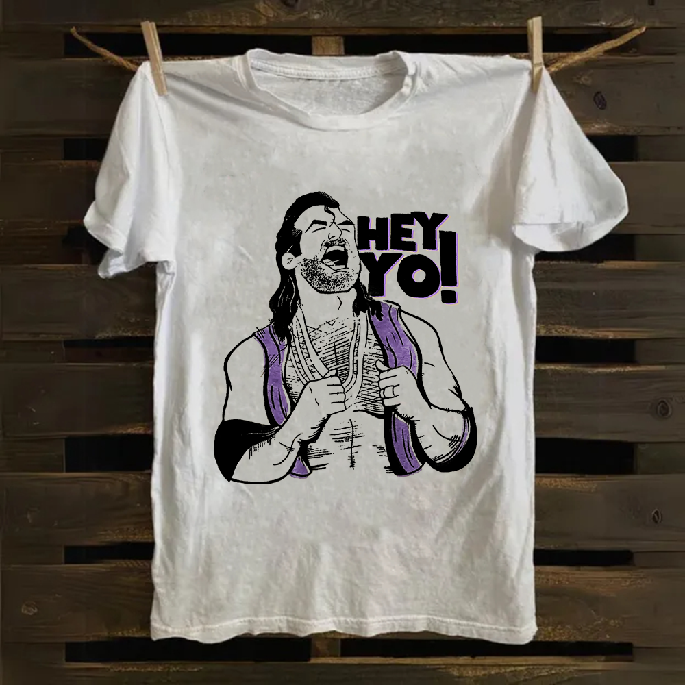WWE Razor Ramon-Scott Hall HEY YO Casual Printed Cotton T-Shirt