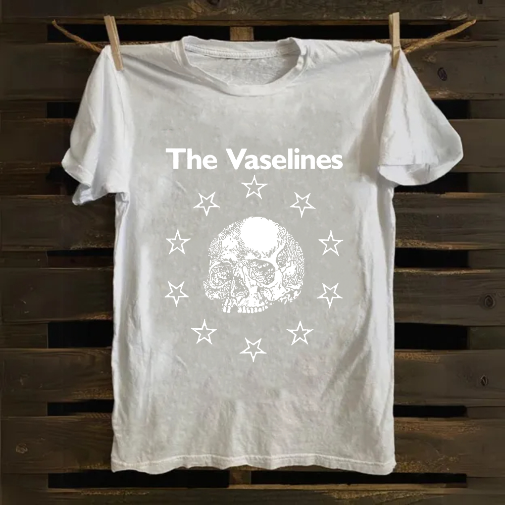 Unisex Vintage The Vaselines Rock Band  Cotton T-Shirt