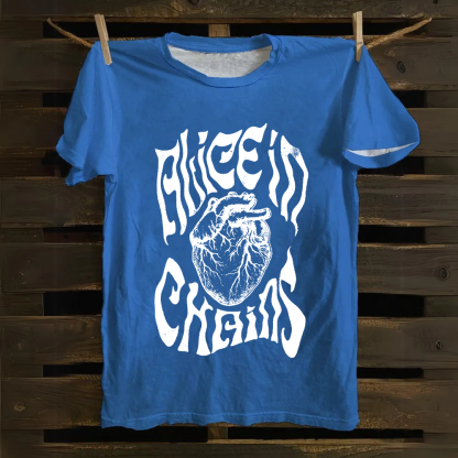 Unisex Vintage Alice in Chains cotton T-Shirt