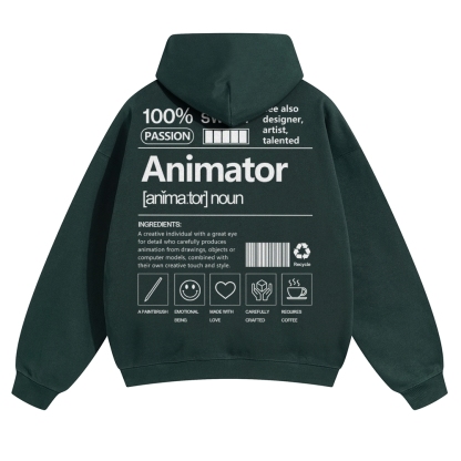 Animator Solid Color Hoodie