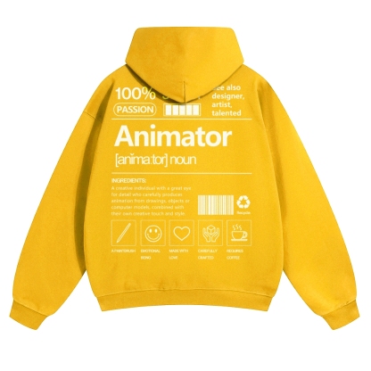 Animator Solid Color Hoodie