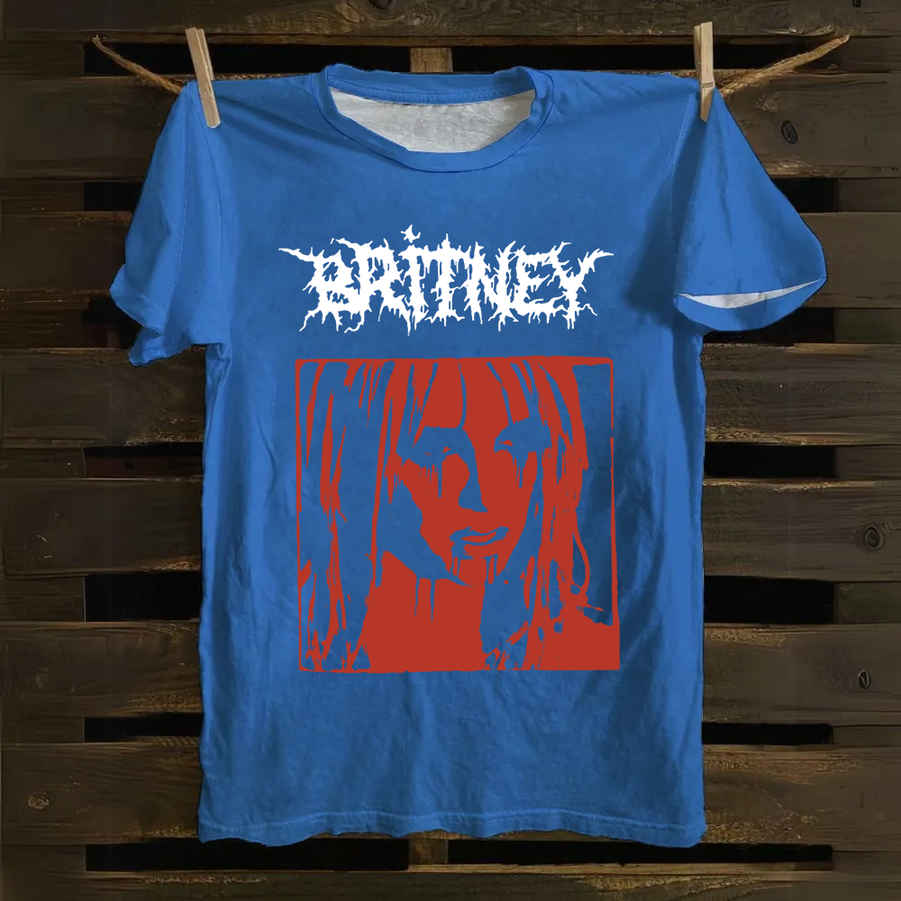 Britney Singer cotton T-Shirt