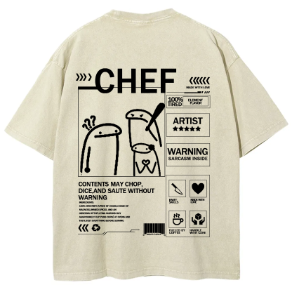Chef Solid Color Unisex T-shirt