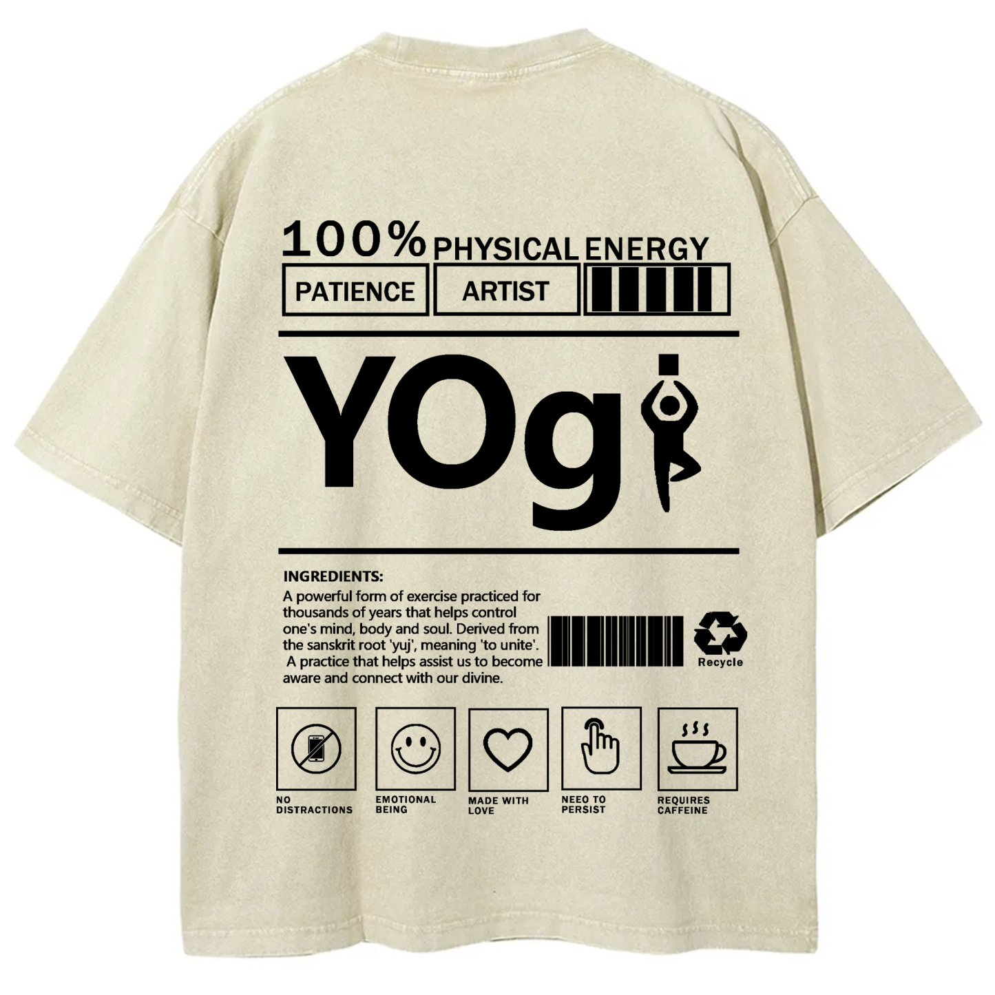 Yogi Solid Color Unisex T-shirt