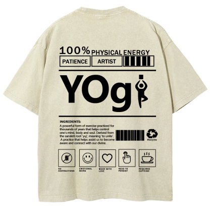 Yogi Solid Color Unisex T-shirt