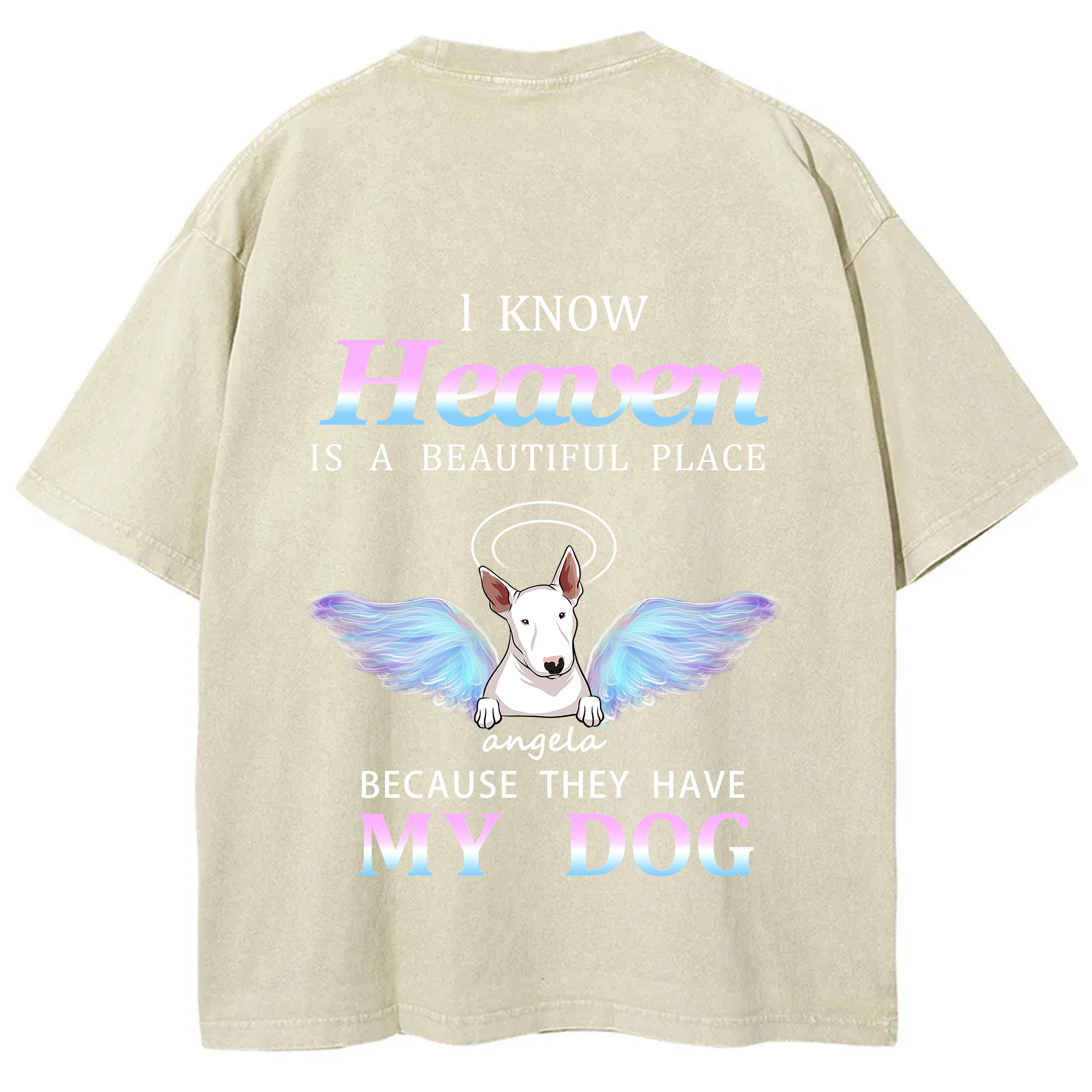 Heaven Is A Beautiful Place - Personalized Custom Unisex T-shirt