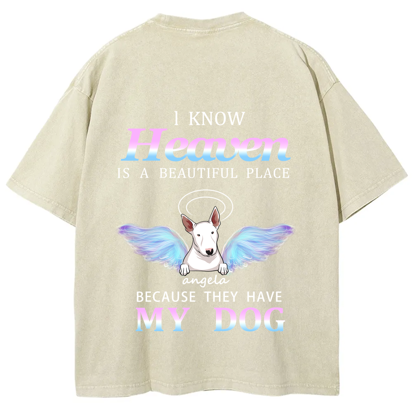 Heaven Is A Beautiful Place - Personalized Custom Unisex T-shirt
