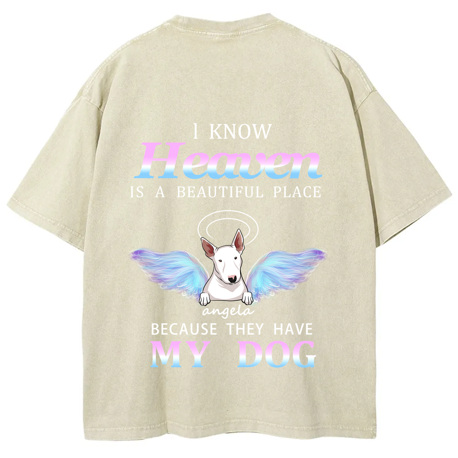 Heaven Is A Beautiful Place - Personalized Custom Unisex T-shirt