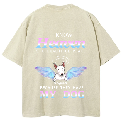 Heaven Is A Beautiful Place - Personalized Custom Unisex T-shirt
