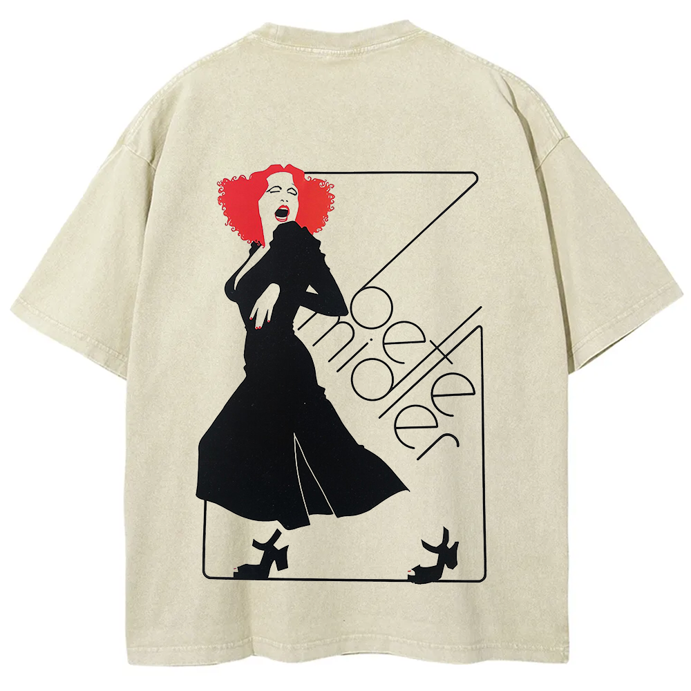 Bette Midler Singer Vintage Washed T-Shirt