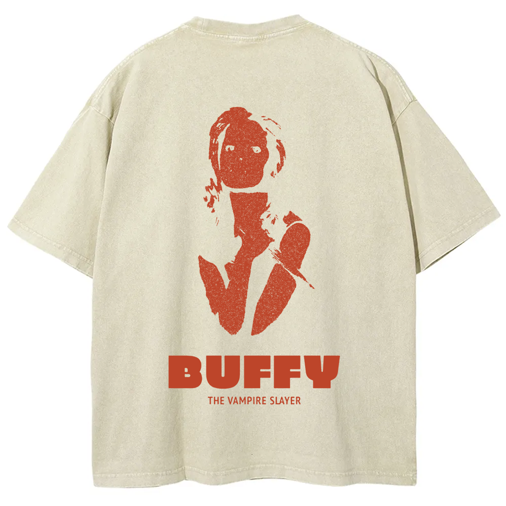 Buffy The Vampire Slayer TV Series Vintage Washed T-Shirt