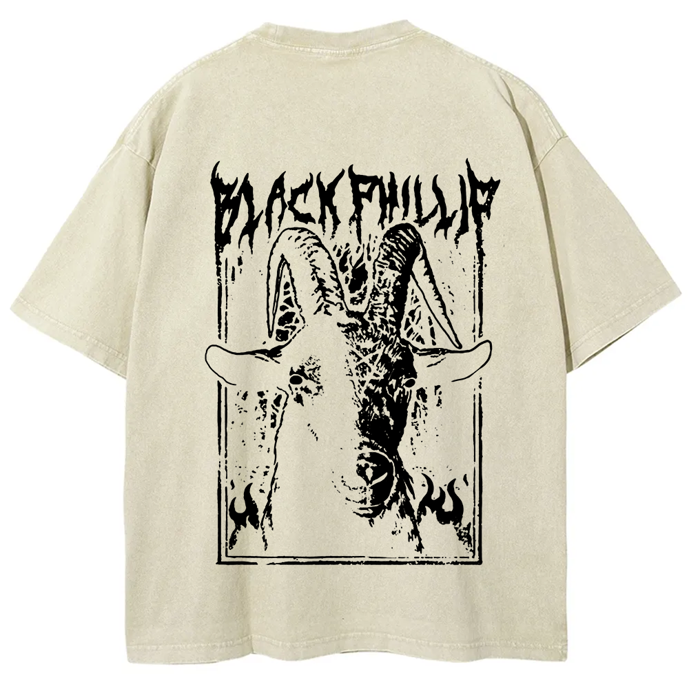 Unisex Vintage Washed The Witch Black Phillip T-Shirt