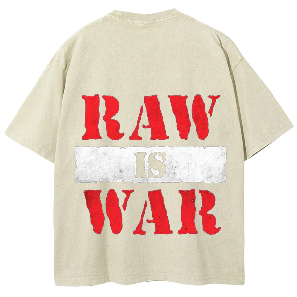 Wrestling WWE Raw Vintage Washed T-Shirt