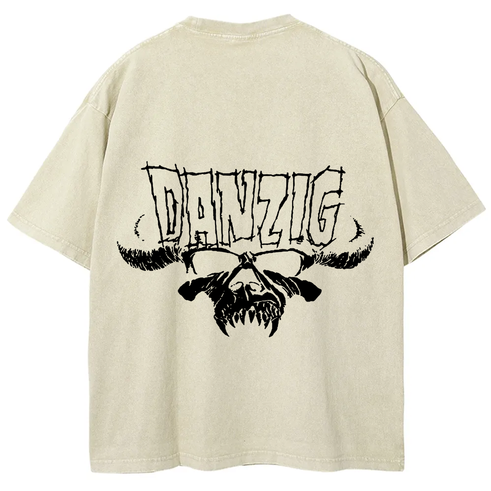 Unisex Vintage Washed DANZIG T-Shirt