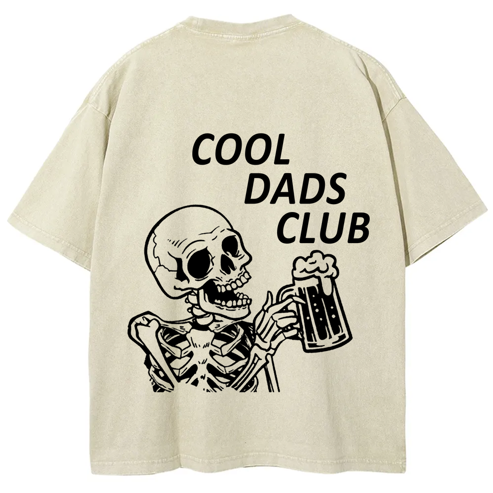 Cool Dads Club Unisex Fit Washed T-Shirt
