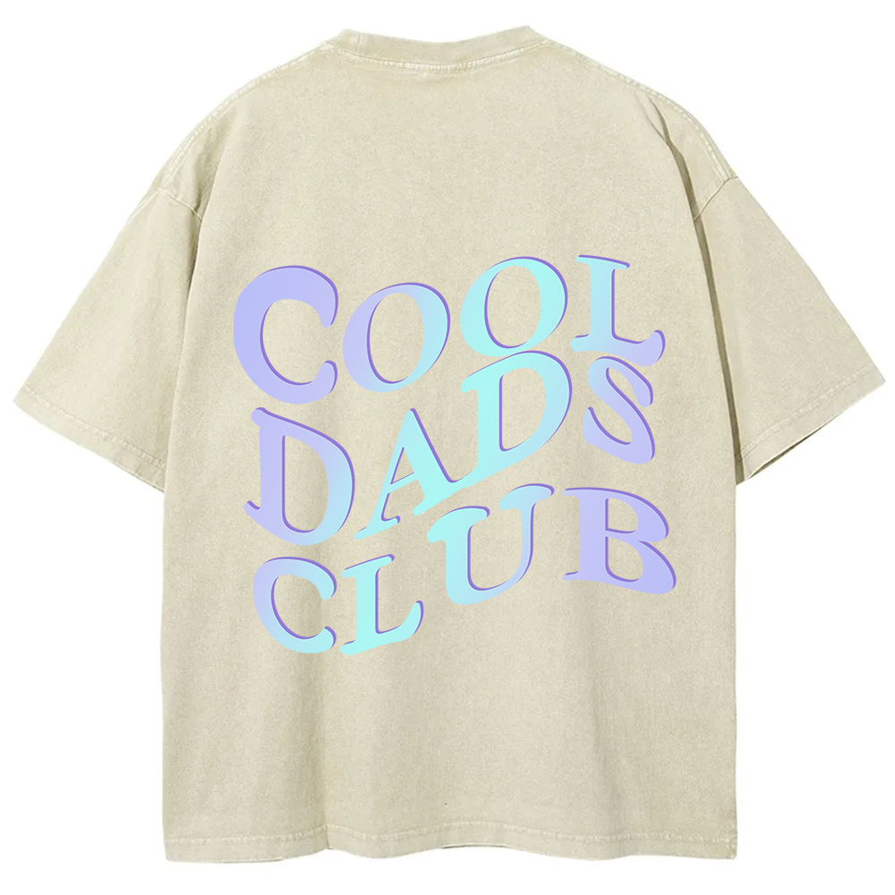 Cool Dads Club Snowflake Vintage Cotton T-Shirt