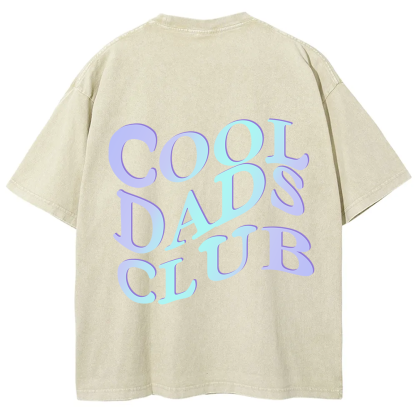 Cool Dads Club Snowflake Vintage Cotton T-Shirt
