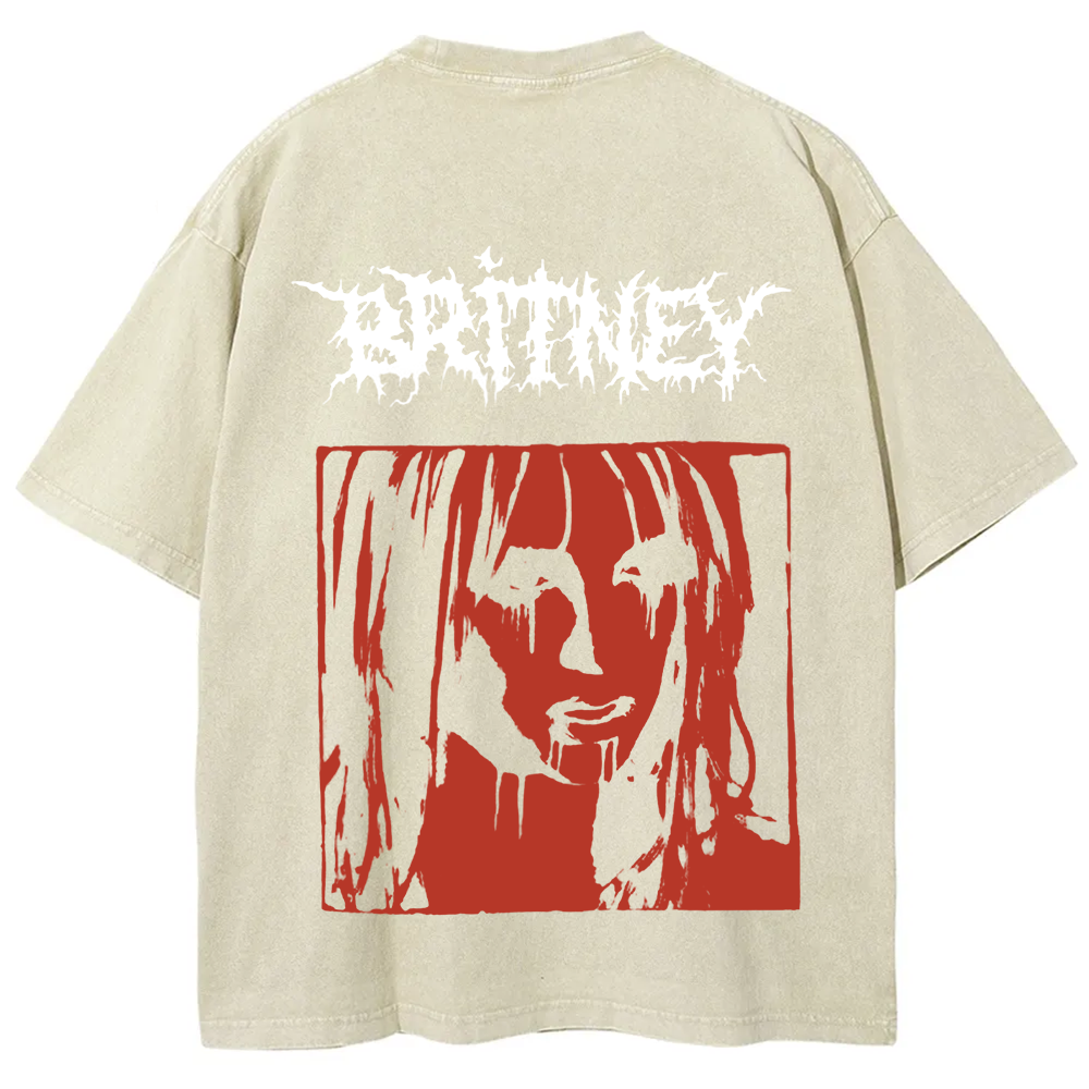 Britney Singer Washed t-Shirt