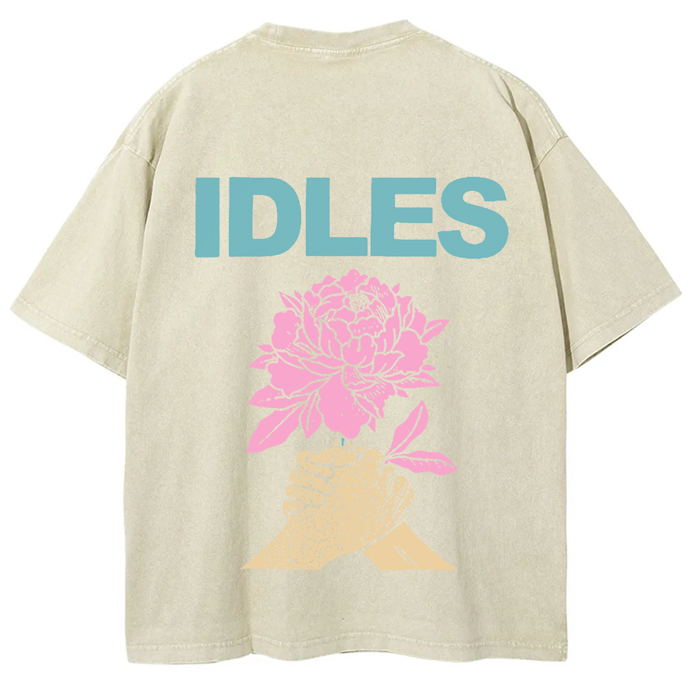  Idles Band Vintage Washed  t-Shirt