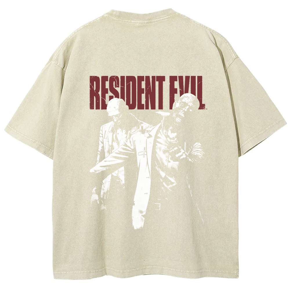 Unisex Vintage Washed Resident Evil Two Zeds t-Shirt