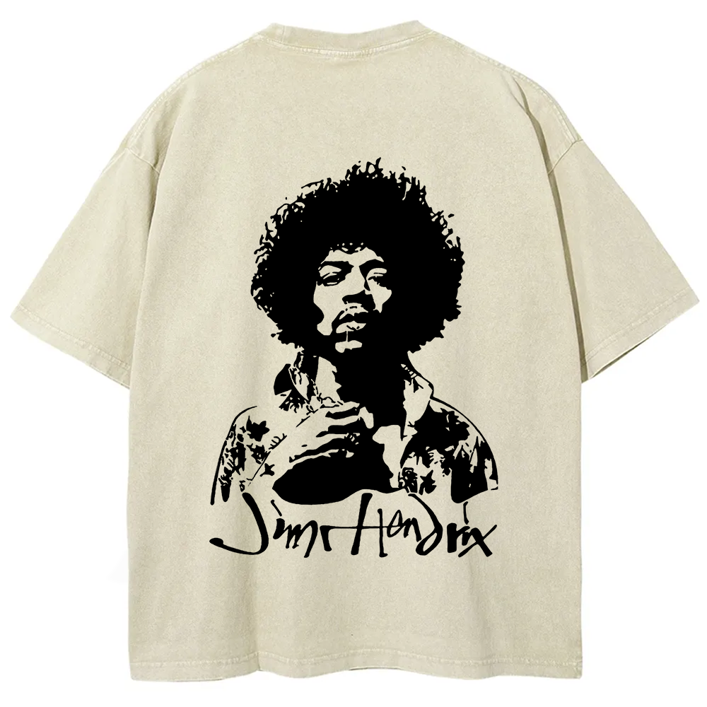 The Jimi Hendrix Experience Band Casual Printed t-Shirt