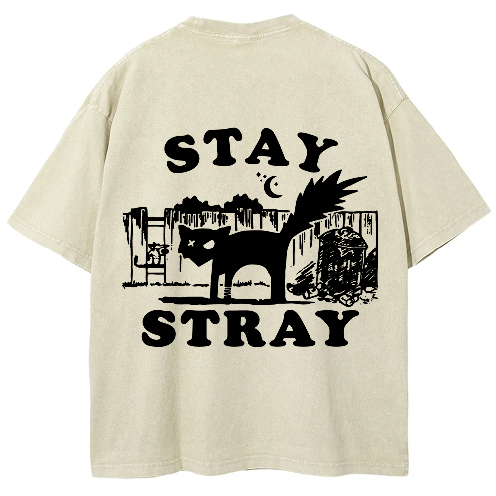 Stray Cat Funny Retro Graphic Unisex Classic t-Shirt