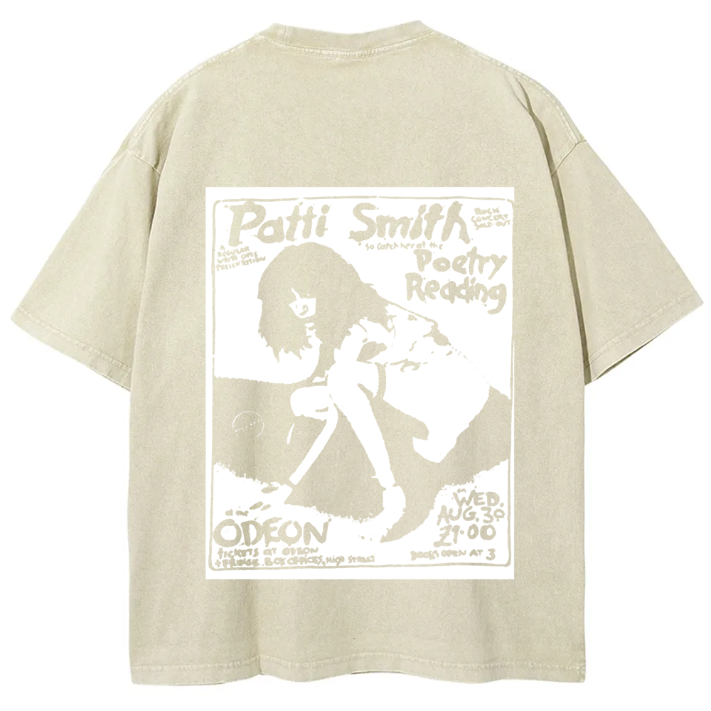 Patti Smith Celebrities Washed t-Shirt