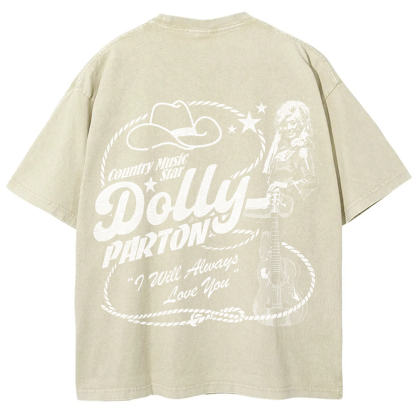 Dolly Parton Singer Washed t-Shirt