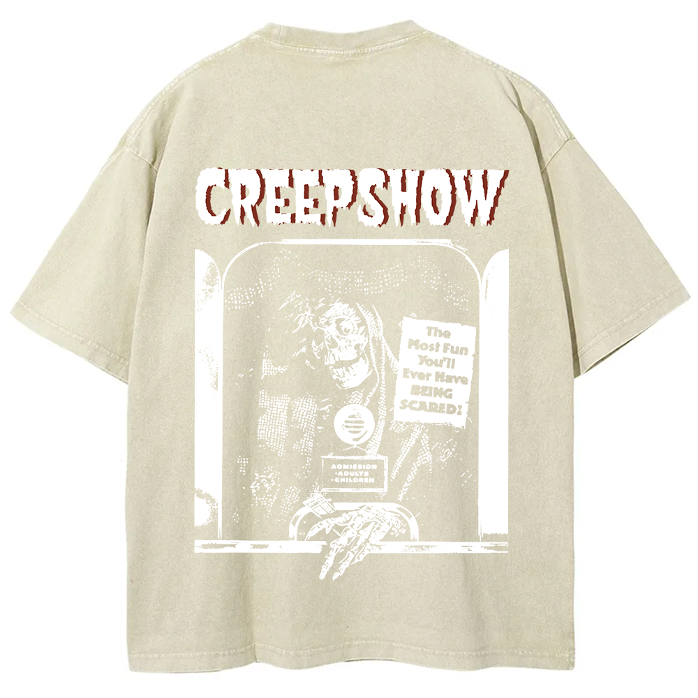 Unisex Washed  Creepshow Horror Movie t-Shirt