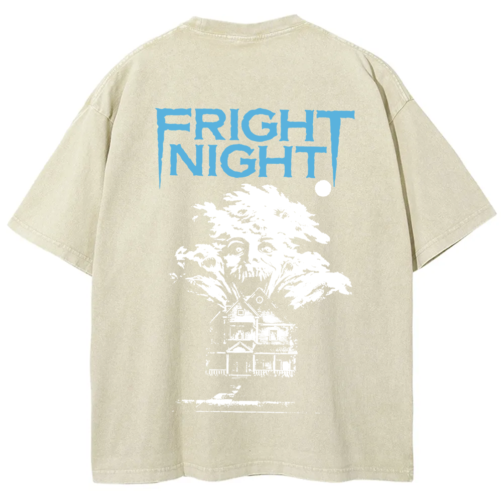 Unisex Vintage Washed Fright Night t-Shirt