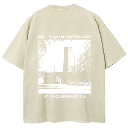 Music From The Death Factory - Throbbing Gristle Band t-Shirt