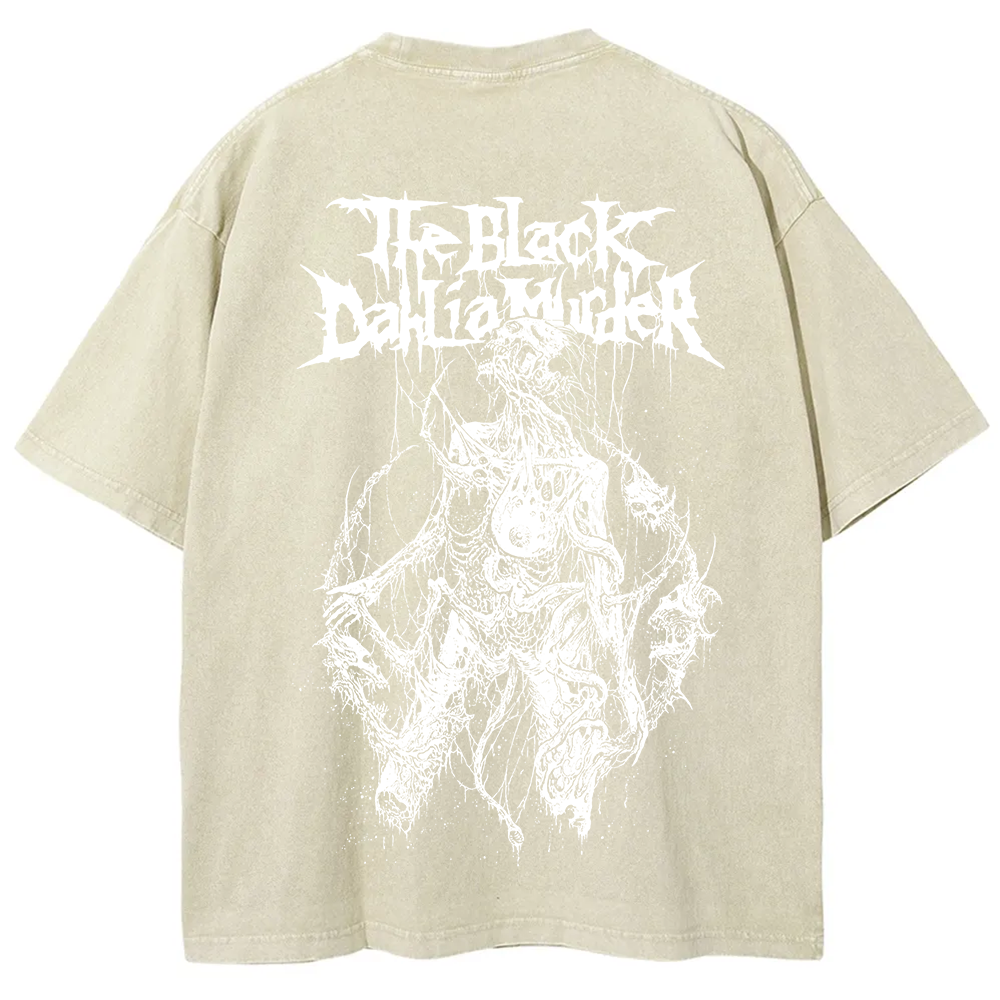 Unisex Vintage The Black Dahila Zombie t-Shirt