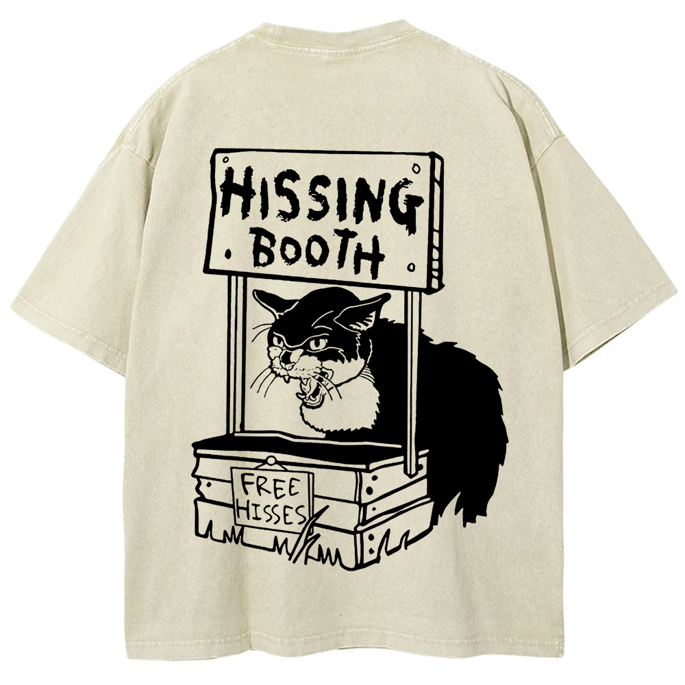 Unisex Cat pattern print t-Shirt